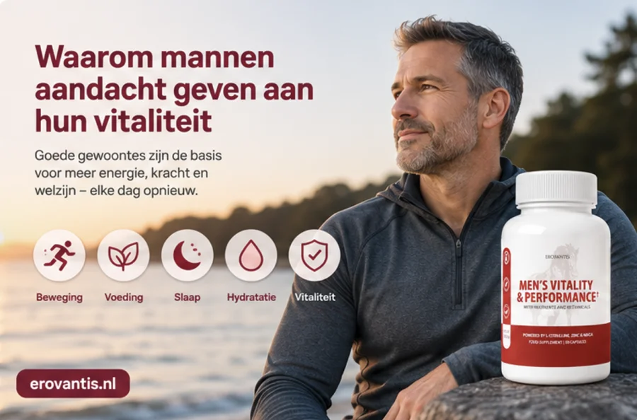 Erovantis — dagelijkse ondersteuning van de vitaliteit voor volwassen mannen
